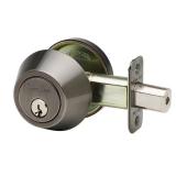 Single Cylinder Antique Nickle Deadbolt