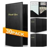 30 Pcs Server Books, Check Presenters for Restaura