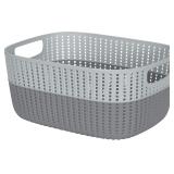 Simplify 2 Tone Sailor Knot Plastic Storage Tote |