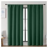 Simplebrand Ava Ever Green Blackout Curtains for B