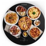 Electric Circle food Warming Tray Auto-Turntable 3
