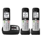 Panasonic Cordless Phone, Easy to Use with Large D