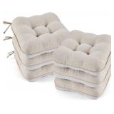 BETU Chair Cushions for Dining Chairs Set of 6,3.5
