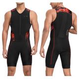 Santic Men's Triathlon Suit Sleeveless Skinsuit Pa