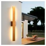 Gold LED Porch Lights Modern Exterior Lighting Fix