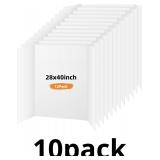 12 Pack Trifold Poster Board, 28x40 Inches White P