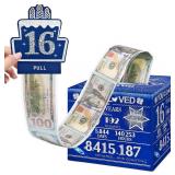 16 Happy Birthday Money Box for Cash Gift, 16th Bi