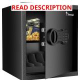 Bonsaii Safe Box with Holder and Removable Shelf,