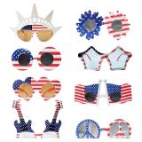 American Flag Glasses 8pcs, Fourth 4th of July Par