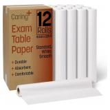 Caring Headrest Exam Table Paper, Smooth, 8.5' x 2