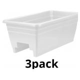The HC Companies 24 Inch Deck Rail Box Planter Lig