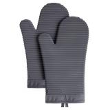 KITCHENAID Ribbed Soft Silicone Oven Mitt 2-Pack S