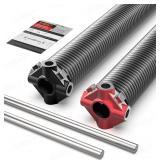 ZhenT Garage Door Torsion Springs 2' (Pair) with N