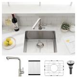 20 Inch Undermount Kitchen Sink - SZBAQTM 18 Gauge