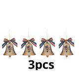 USA 250th Anniversary Ornaments 4-Pack, 1776-2026