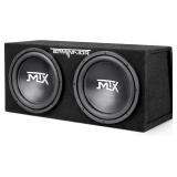 MTX Audio Terminator Series TNE212D 1,200-Watt Dua