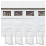 NeatiEase 4 Pcs Garage Door Windows, Replacement V