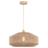 Coastal Large Woven Pendant Light Fixture 17.8 inc