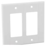 Leviton 2-Gang Decora/GFCI Device Wallplate, 80609