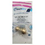 SharkBite Push to Connect 1/4 in. 1/2 in. D Brass