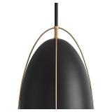 FookChak Black Dome Pendant Light 10in Kitchen Isl