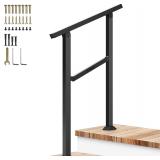 VIVOSUN Outdoor Handrail, 2 Step Stair Handrail, 2