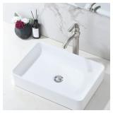 Bathroom Vessel Sink Rectangular - HLBLFY 20'x14'