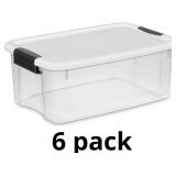 STERILITE 19848006 Ultra Storage Tote with Titaniu