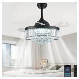 48 Inch Fandelier Ceiling Fans with Light, Chandel