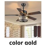 Kviflon Farmhouse Ceiling Fans with Lights and Rem