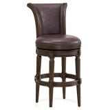 ROME + OAK Runyan 31' Swivel Bar Stool, High Back