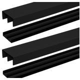 Landical 2 Set 4ft Plastic Sliding Door Track Set