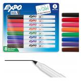 EXPO Dry Erase Markers, Low Odour Ink, Assorted Co