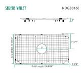 Serene Valley N/X 15.59-in x 29.53-in Stainless St