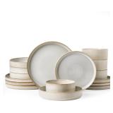 Famiware Star Dinner Set with Pasta Bowls, Service
