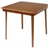 Stakmore Straight Edge Folding Card Table Finish,