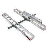 Black Widow Double Motorcycle Bike Hitch Carrier w