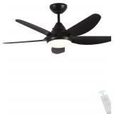 Kopolom Indoor Ceiling Fan Light Fixtures -Black R