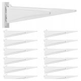 Menkxi 12 Pcs Locking Shelf Bracket Track Locking