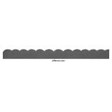 Tierra Verde 4' H x 47' L x 2' D Scallop Recycled