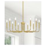 Yunnix Gold Chandelier for Bedroom