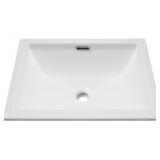 Enbol White Rectangle Ceramic Porcelain Vanity Bat