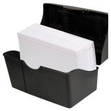 ADVANTUS 5 x 8 Index Card Holder, 300 Card Capacit
