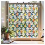 ADD.HERES Stained Glass Window Privacy Film, Decor
