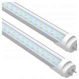 JESLED T8 LED 4FT Type A+B Light Bulbs, 24W(65W Eq