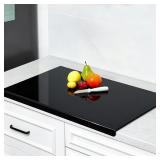 Wesiti Large Acrylic Cutting Board with Lip Non Sl