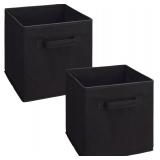 ClosetMaid 3784 Cubeicals Fabric Drawer, Black, 2-