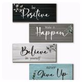 FENCORDAR 4 Pcs Office Decor For Women Motivationa
