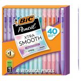 BIC Xtra Smooth Mechanical Pencil with Erasers, 0.