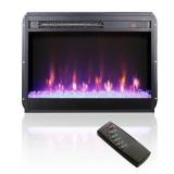 23' Remote Control Electric Fireplace Insert with